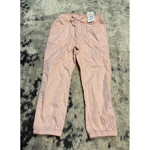 NWT The Children's Place Girls Sz 3T 3 Toddler Pink Twill Pull-On Jogger Pants